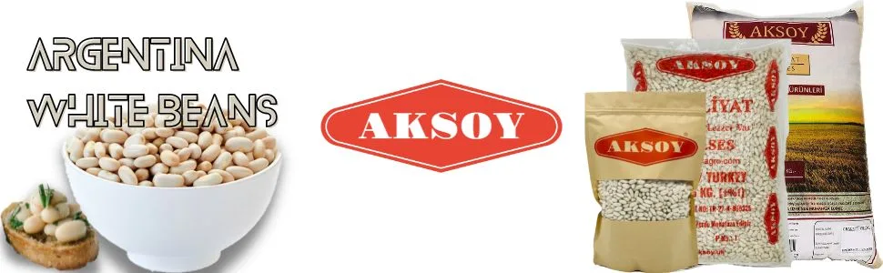 Aksoy Argentina White Beans 5KG 5.0 Kilograms - White Alubia Beans