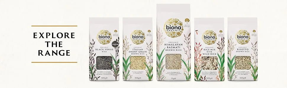 Biona Organic Long Grain Brown Rice 1 kg 1 Count (Pack of 1) - Explore the range