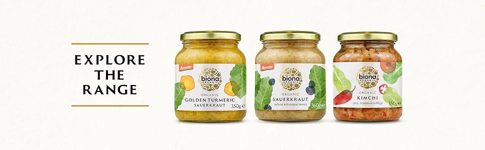 Biona Demeter Organic Sauerkraut Ruby Red 350g 350.0 - Explore the range