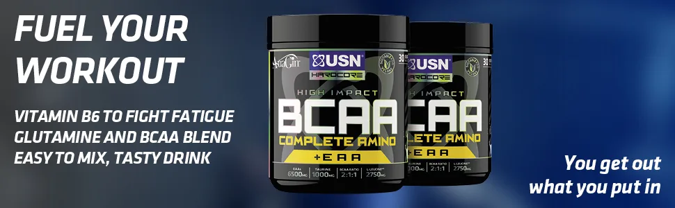 USN Complete Amino Apple Flavour BCAA + EAA 400g (30 Servings): High Impact Essential Amino Acids & BCAA Powder Apple 30 Servings (Pack of 1) - BCAA Complete Amino