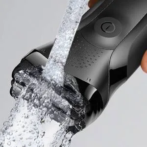 Braun Series 3 Electric Shaver For Men with Precision Beard Trimmer UK 2 Pin Plug 300 Black Razor Rated Which Great Value - Washable