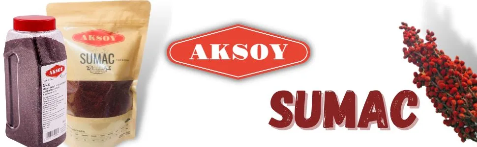 Aksoy Premium Ground Sumac 2KG - 2x1KG 2.0 Kilograms - Aksoy Sumac