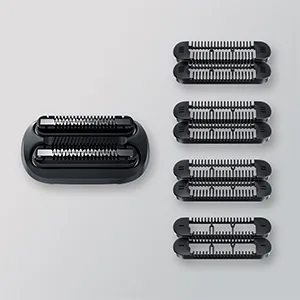 Braun EasyClick Stubble Beard Trimmer Attachment For New Generation Series 5 6 and 7 Electric Shaver With Four Different Stubble Lengths Black - Braun Stubble Beard Trimmer Head +4 combs