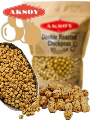 Double Roasted Chickpeas Snack Leblebi 1KG Diet Snacks | Healthy Snack - Aksoy Double Roasted Chickpeas