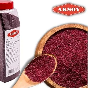 Aksoy Premium Ground Sumac 1KG 1.0 Kilograms - Aksoy Sumac