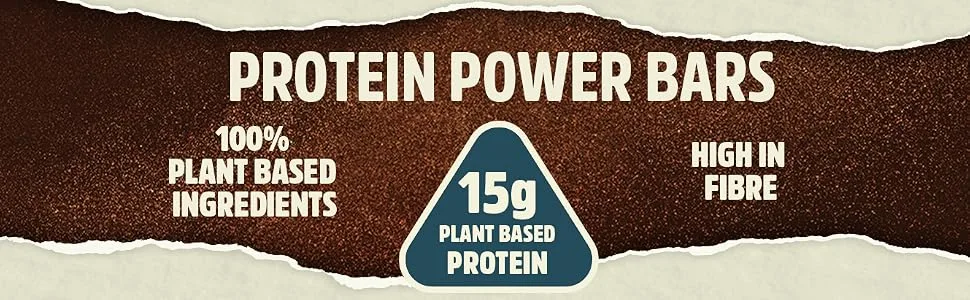 TREK Protein Power Bar Millionaire Shortbread - Plant Based - Gluten Free - Vegan Snack - 55g x 16 bars Millionaire Shortbread single - POWER BAR