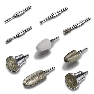 Beurer MP 60 Manicure Pedicure Tool Set with 9 Sapphire and Felt Tips for Hand and Foot Care - MP 60 replacement attachments