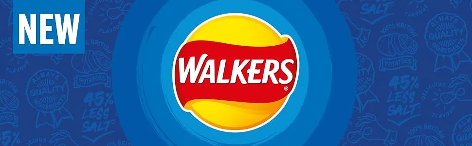 Walkers Less Salt Lightly Salted 45G Red Lightly Salted 45 g (Pack of 1) - walker less salt crisps snacks low fat