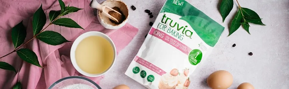 TRUVIA for Baking Icing Sugar Alternative 280g - carrot cake