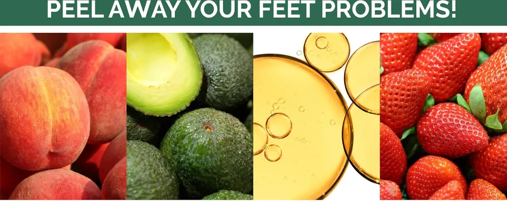 Plantifique Foot Peeling Mask - Peeling Foot Mask - Combo 4 pack - ingredients