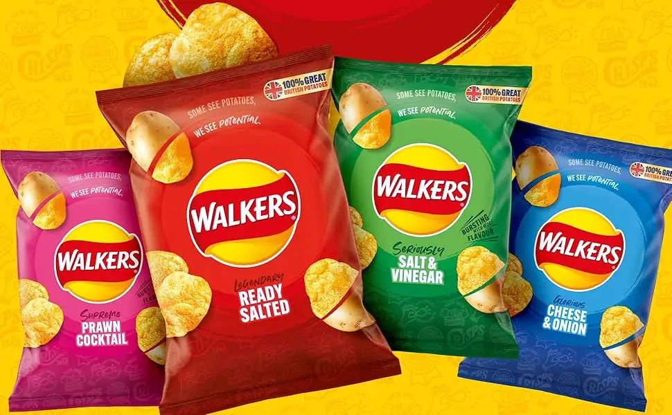 Walkers Cheese & Onion 150G - walkers crisps