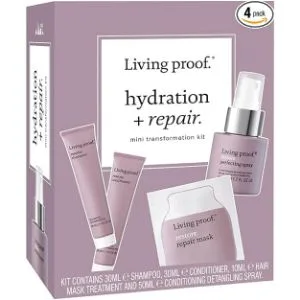 Living Proof Mini Transformation Kit | Prestige & Professional Haircare Value Trial Set | Saving Travel Bundle Hydration and Repair - product information 2