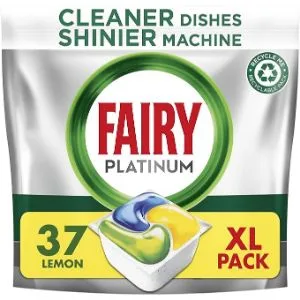 Fairy Platinum Dishwasher Tablets Lemon - 37 Tablets Lemon 37 count (Pack of 1) - product information 2