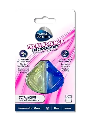 CARE+PROTECT Fresh Essence Universal Deodorant for Dishwasher Eliminates Bad Odours Long-lasting Fragrance 1 Shell Up to 60 Washes - Deodorant