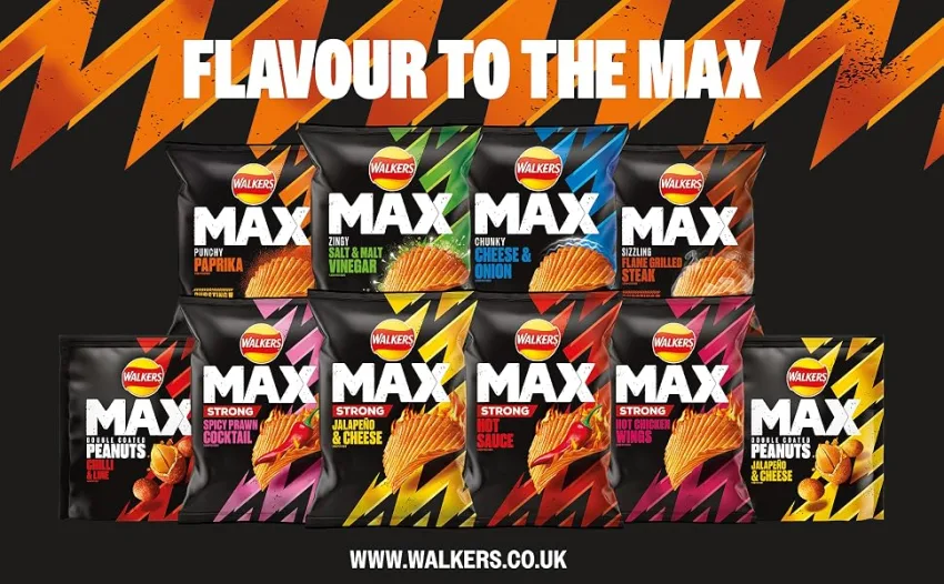 Walkers Max Paprika 140G - Walkers Max