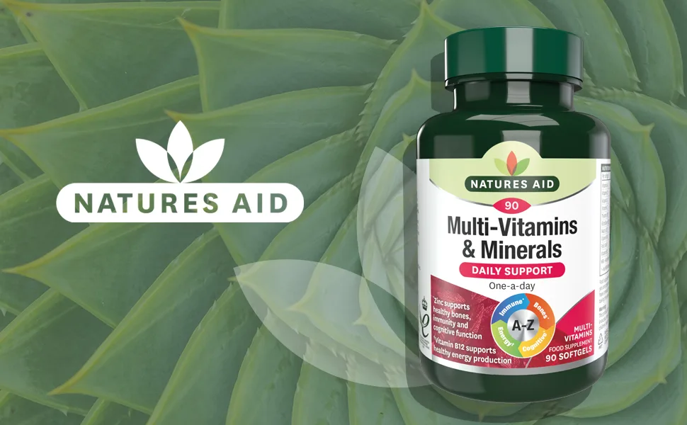 Natures Aid Multi-Vitamins and Minerals 90 Capsules(Packaging may vary) 90 Count (Pack of 1) - natures aid multivitamin tablets without iron