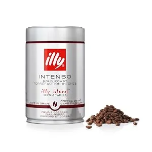 illy Coffee Intenso Coffee Beans Dark Roast 100% Arabica Coffee Beans 250g Intenso Dark Roast - illy