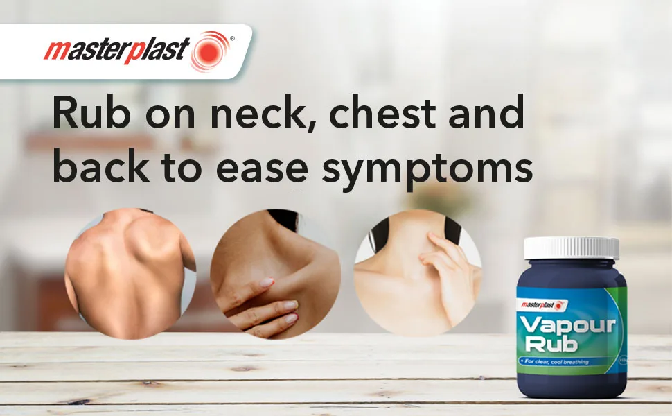 Masterplast Vapour Rub Easy Breathing Relief & Comfort Ready To Use 100G - symptom relief