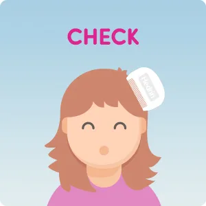 Hedrin Detection Comb white - Hedrin comb; head lice comb; nits comb; nit comb; headlice comb