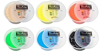 CanDo Theraputty - Therapy Plasticine - 170 g - Tan (extra soft) tan 6 oz - variaty