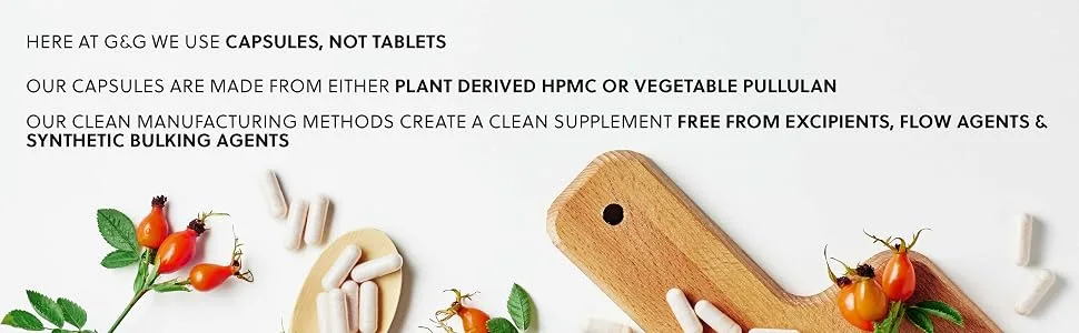 Vitamin B Complex & Vitamin C | 60 Vegan Capsules | Non-Acidic Vitamin C | Numbered B Vitamins | G&G Vitamins - Capsules