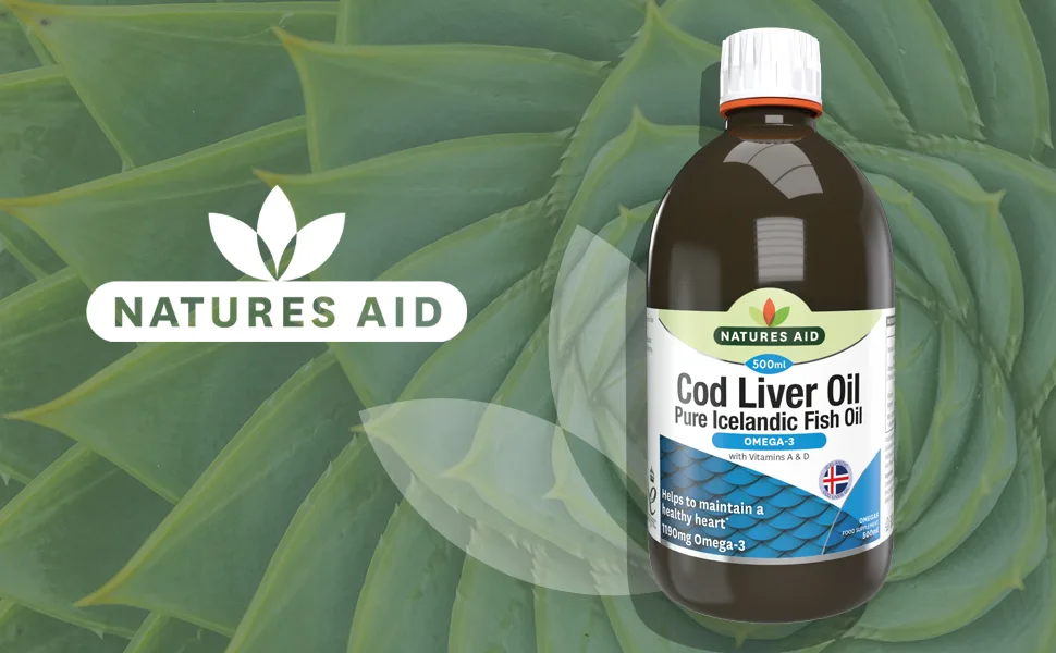 Natures Aid Cod Liver Oil Liquid (PACK OF 1) 500ml - cod liver oil liquid