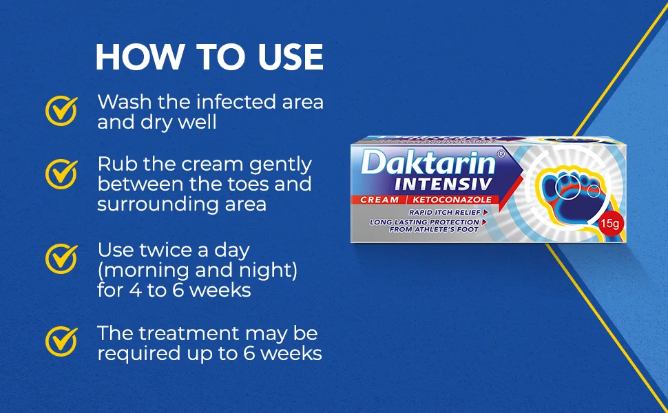 Daktarin Intensiv Cream Ketoconazole 15g - cream