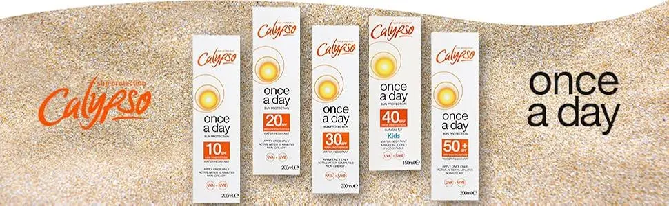 Calypso Once a Day Sun Protection Lotion with SPF 40 150 ml (Pack of 1) single - product information 1