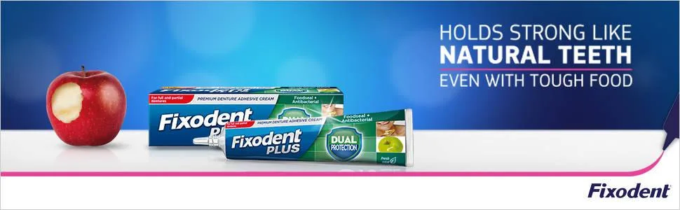 Fixodent Dual Protection Adhesive 40g - Fixodent Dual Protection Adhesive