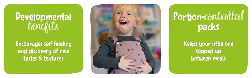 Kiddylicious Apple Wriggles - Kiddylicious snacks, baby finger food, portion controlled snacks, portion controlled baby snacks