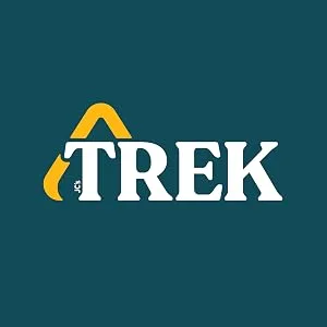 TREK High Protein Flapjack Original Oat - Gluten Free - Plant Based - Vegan Snack - 50g x 16 bars - trek logo
