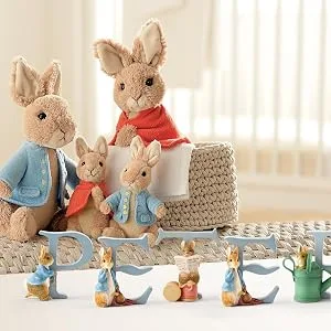 Beatrix Potter A25864 Peter Rabbit Nursery Set 3 Pieces - White Single - product information 5