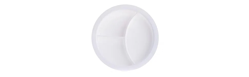 Ability Superstore White Divided Plate - product information 1
