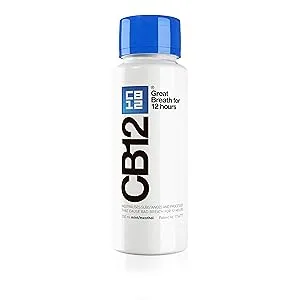 CB12 Mint Menthol Mouthwash Enamel Strengthening Pleasant Breath For 12 Hours 1L - product information 2