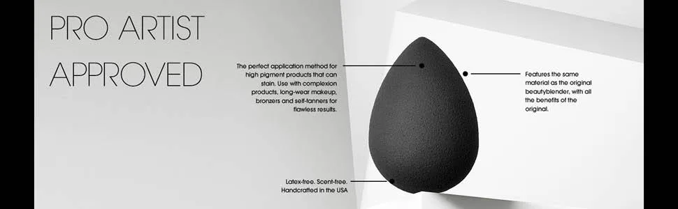 beautyblender Pro make up sponge black - product information 2
