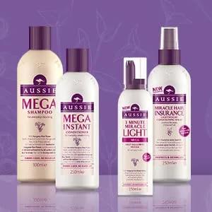 Aussie Miracle Hair Insurance Conditioner Detangler Spray 6 x 250ml - aussie mega collection