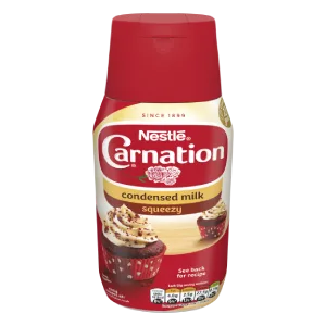 Nestle Carnation Squeezy Sweetened Condensed Milk 450g Condensed 450 g (Pack of 1) - Carnation Original Drizzle Sauce