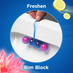 Bloo In Cistern Twin Blocks Blue Original with Long Lasting Anti-Limescale Cleaning Foaming & Blue Water 10 x 2 Pack 20 Count (Pack of 1) - Freshen
