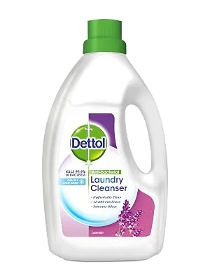 Dettol Antibacterial Laundry Cleanser Lavender Dermatologically Tested 1.5 Litre - Dettol