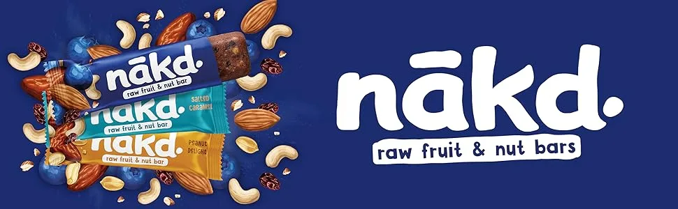 Nakd Cocoa Delight Natural Fruit & Nut Bars - Vegan - Healthy Snack - Gluten Free - 35g x 48 bars - nakd