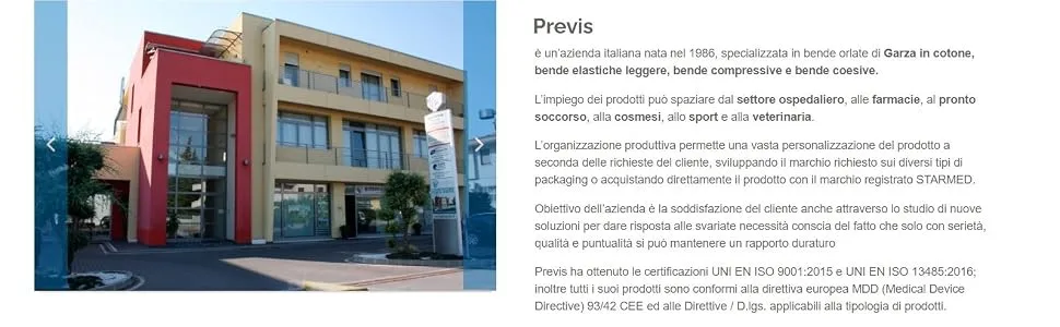 Previs - Previcoesiva Elastic Cohesive Bandage Size 20 m x 6 cm Pack of 1 unit. 1 x 20 m x 6 cm Cohesive - product information 2