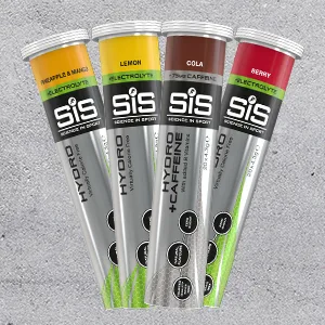 Science In Sport Hydro Hydration Tablets Gluten-Free Zero Sugar Orange Flavour Plus Electrolytes + Vitamin C 20 Effervescent Tablets - Hydration