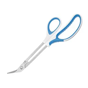 First Aid Only Toenail Scissors with Extra Long Handle Special Stainless Steel Angled Blade 21 cm White/Blue P-100011 Units - B01MRZDQ2N