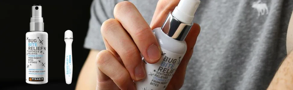 Pyramid Bug Bite Relief Pen with Aloe Vera - 15ml - insect bite relief; insect bite soother; aloe vera insect bite relief; mosquito bite relief;