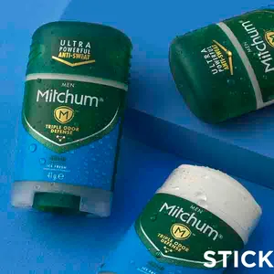 Mitchum Ultimate 48HR Protection Soft Solid Cream Stick Deodorant for Men & Antiperspirant Clean Control Dermatologist Tested 45 g (Pack of 1) - Mitchum Stick