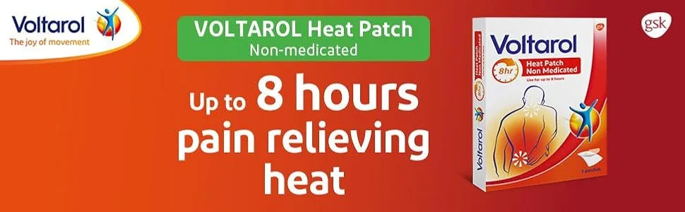 Voltarol Non Medicated Pain Relief Patches Heat Patch 2s - product information 1