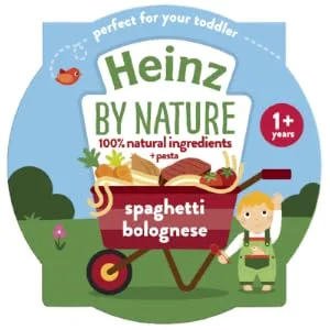 Heinz Tomato and Mozzarella Pasta Shells Tray 12 Months + 5 x 230 g - Heinz Infant Trays