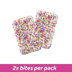 Battle Bites High Protein and Low Carb/Sugar Bars 12 x 62 g - Birthday Cake - low calorie bars keto protein bars low carb snacks best protein bars chocolate protein bars diet