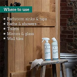 Delphis Eco Bathroom Cleaner 700ml | Eco Friendly | Biodegradable Bathroom Cleaner | Natural Bathroom Cleaner Unscented  1 Count (Pack of 1) - mod 3.2