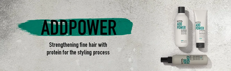 KMS ADDPOWER Strengthening Fluid for Fine Hair 125 ml - KMS A+ Page AddPower
